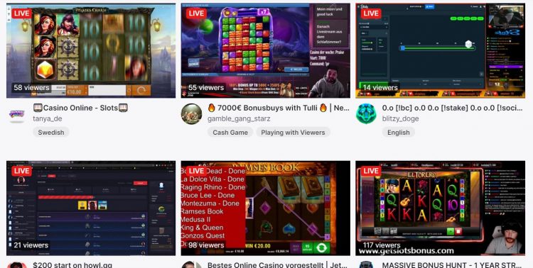Netti uhkapeli sivustot Twitch
