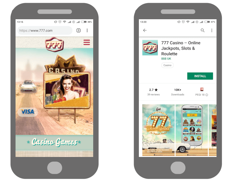 Review of 777 Mobile Casino