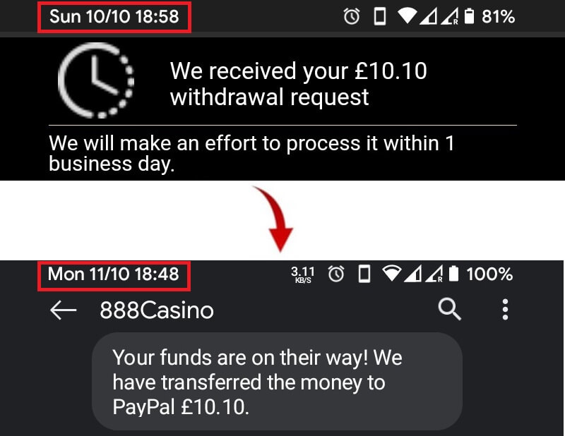 Our 777 Casino withdrawal payout speed