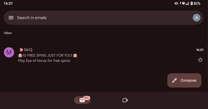 MrQ promotion via email