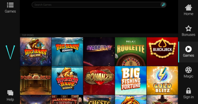 Voodoo Dreams UK slots & games