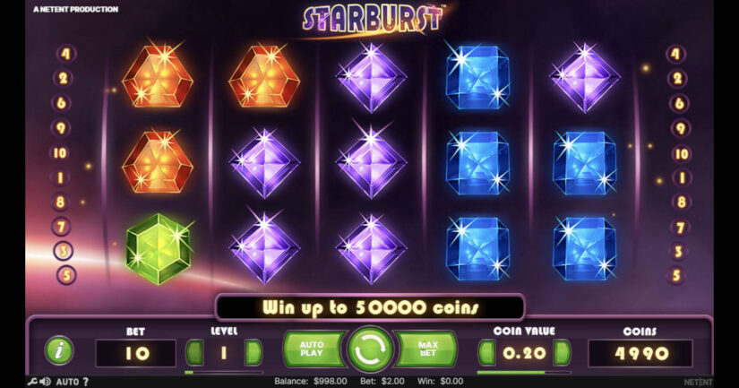 Starburst slot