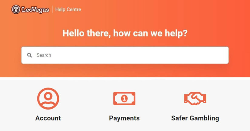 LeoVegas UK help centre