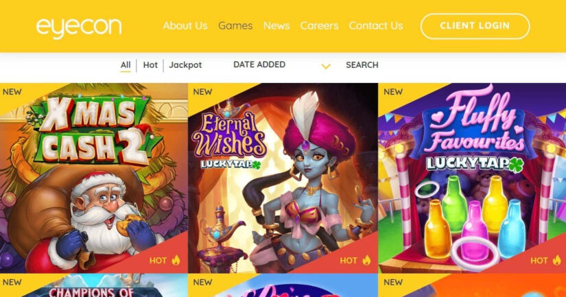 Eyecon's library of slots games