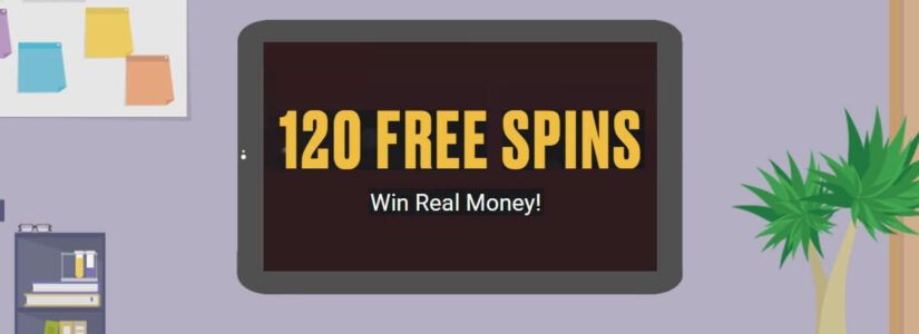 120 free spins win real money