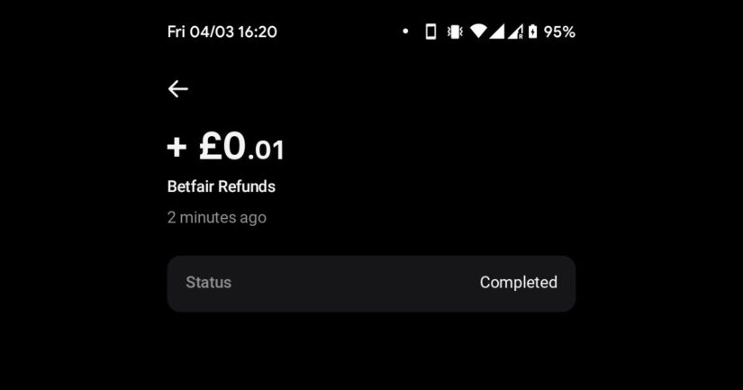 Our 1p payout at Betfair