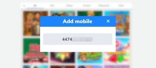 Adding pay by mobile casino UK number