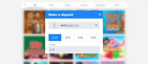 Making a casino deposit via UK phone number