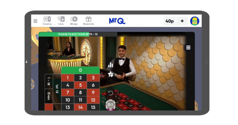 MrQ live casino gameplay
