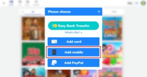 Pay by phone bill deposit method