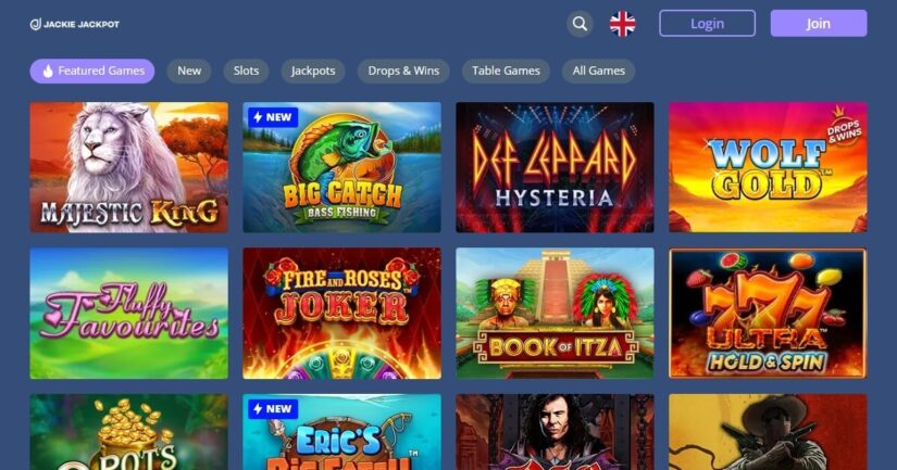 Jackie Jackpot UK slots games