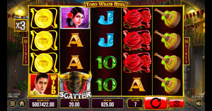 Toro Wilds Reel slot by SYNOT Games