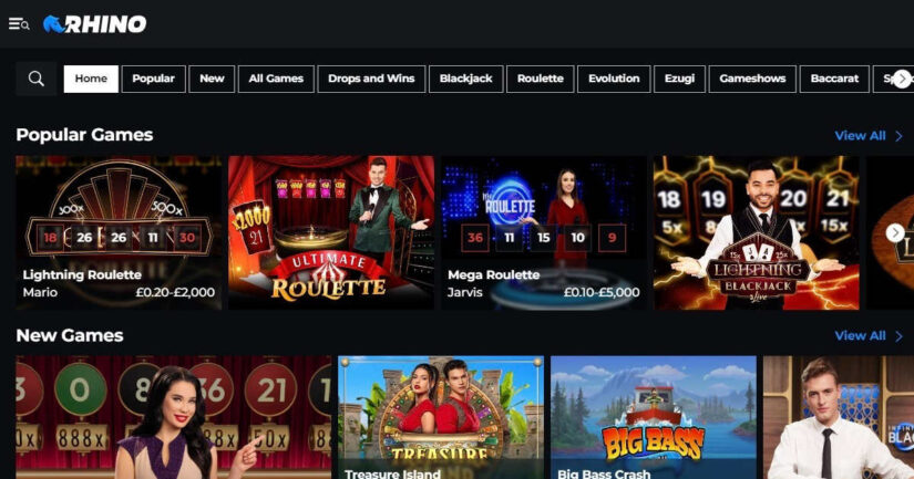 RhinoBet live casino