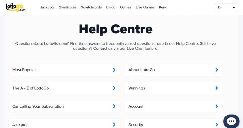 LottoGo Help Centre