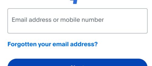 Log in to your PayPal account