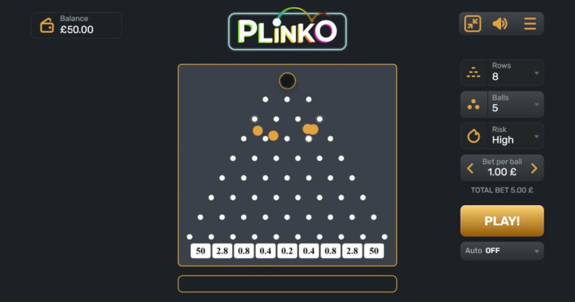 Plinko casinos UK