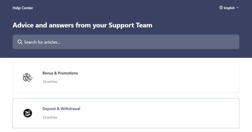 Customer support at Sparkle Slots