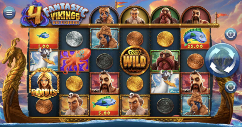4 Fantastic Vikings Go Fishing slot