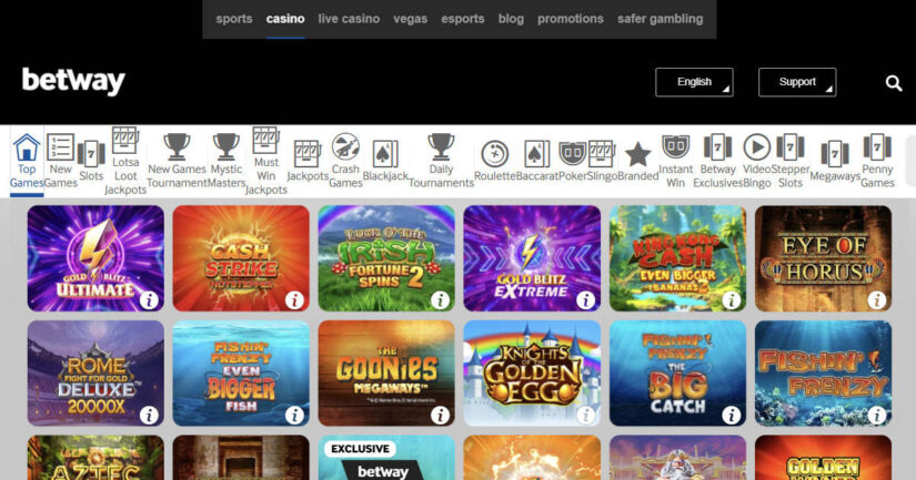 Betway games library