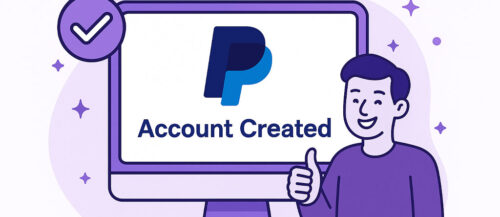 PayPal account created