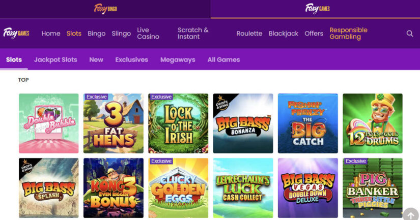 Foxy Bingo games