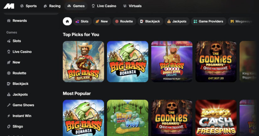 Midnite Casino games