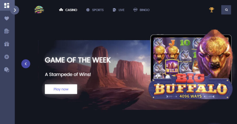 Funky Jackpot homepage