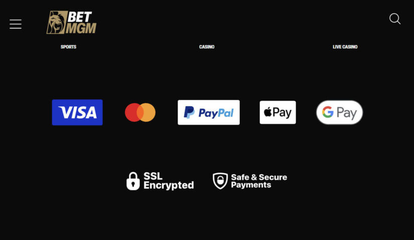 Google Pay casino site - BetMGM