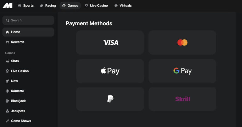 Popular casino with Google Pay - Midnite