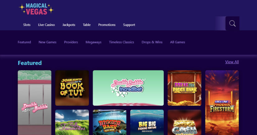 Magical Vegas games
