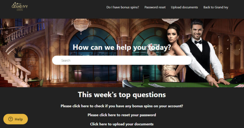 Grand Ivy Casino FAQ