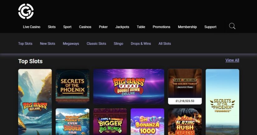 Grosvenor Online Casino games