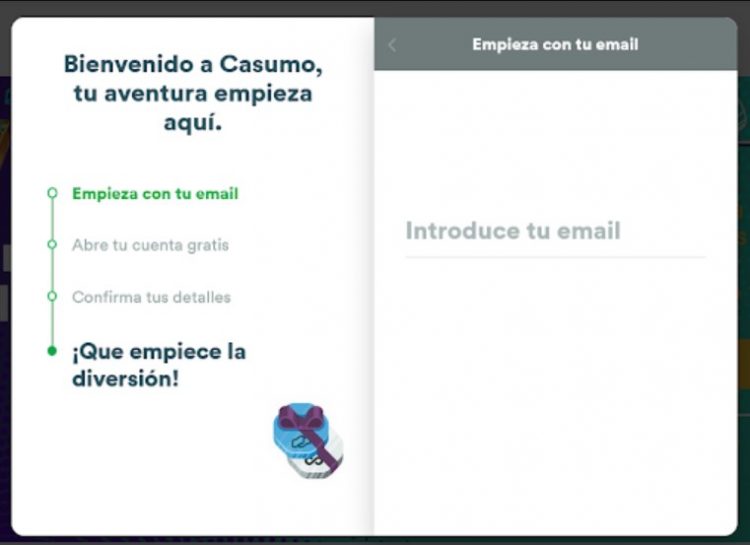 casumo casino registro