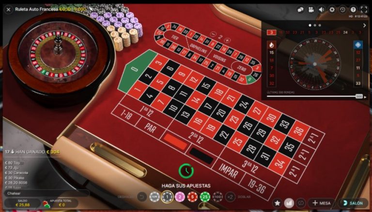 ruleta en vivo mr green