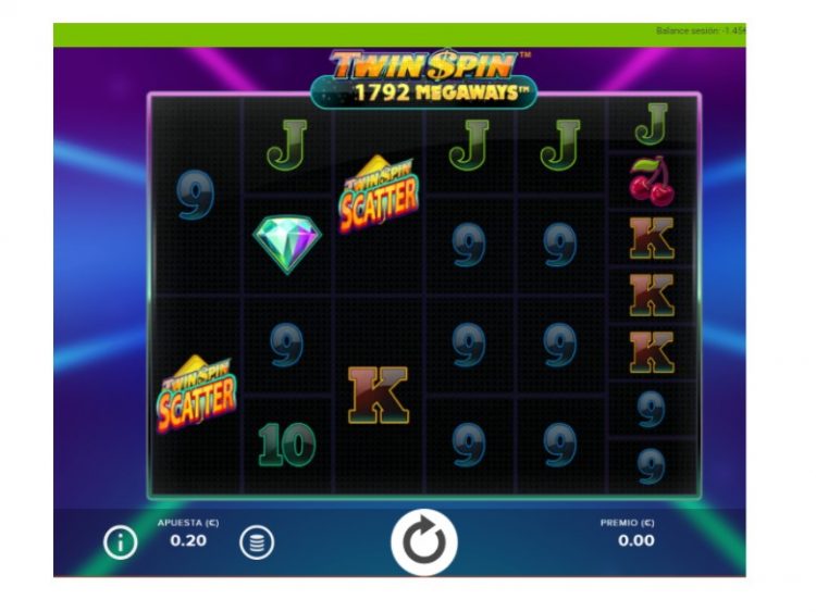 slot Twin Spin Megaways en Codere