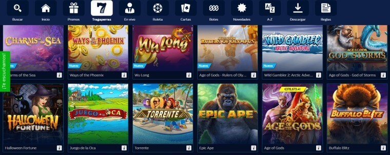 tragaperras en William Hill casino