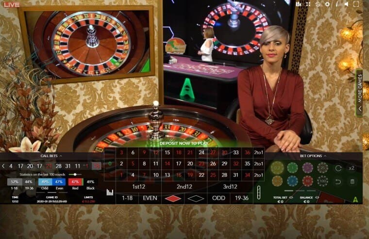 ruleta en vivo