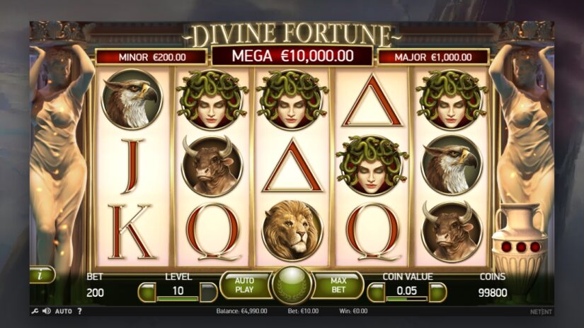 divine fortune de NetEnt
