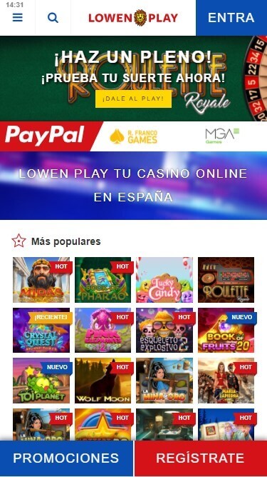 lowen play casino movil