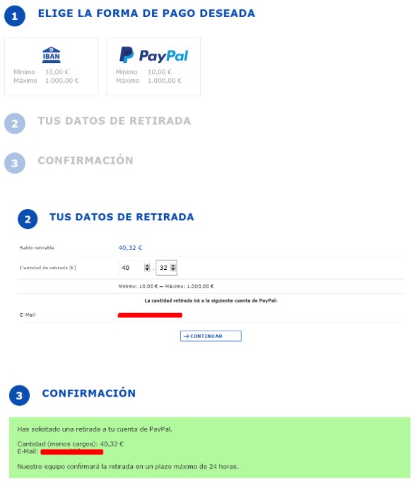 prueba de que el casino lowen play paga