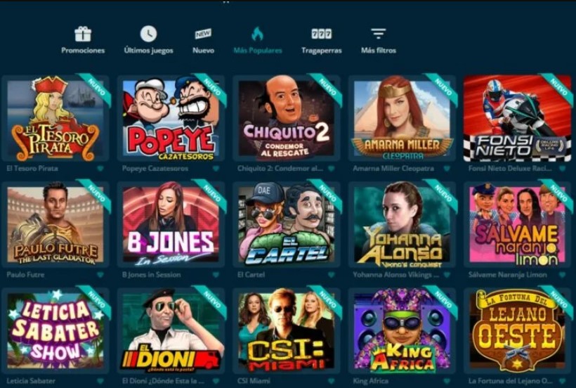 juegos en los nuevos casinos online en España
