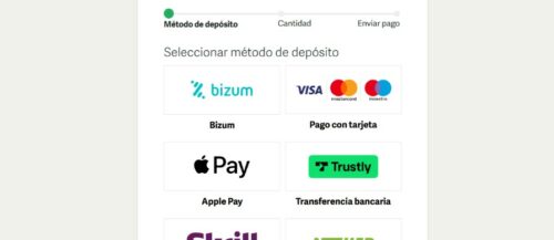 meotodos de pago paf casino