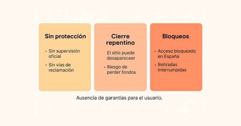 Riesgos al jugar en casinos sin licencia