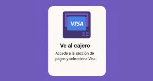 paso 2 - depositar en casinos con visa