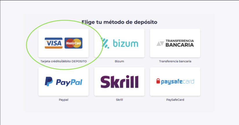 casino gran madrid con visa