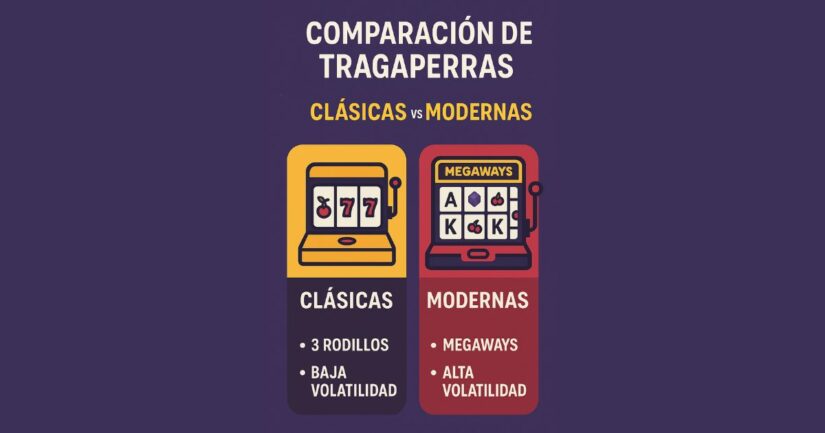 comparacion tragaperras españolas clasicas vs modernas