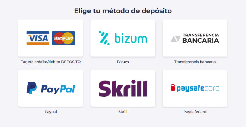 metodos de pago en Casino Gran Madrid