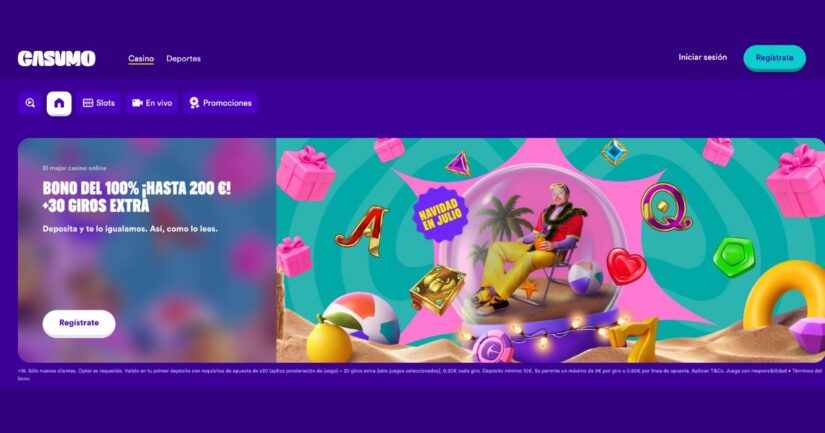 bono de casino en Casumo