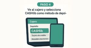 selecciona CASHlib como metodo de pago