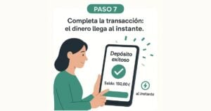 transacción exitosa con cashlib